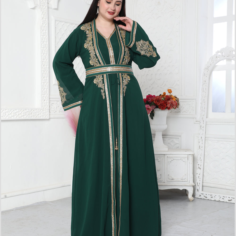 
                  
                    Embroidered Arabic Style Kaftan For Women
                  
                