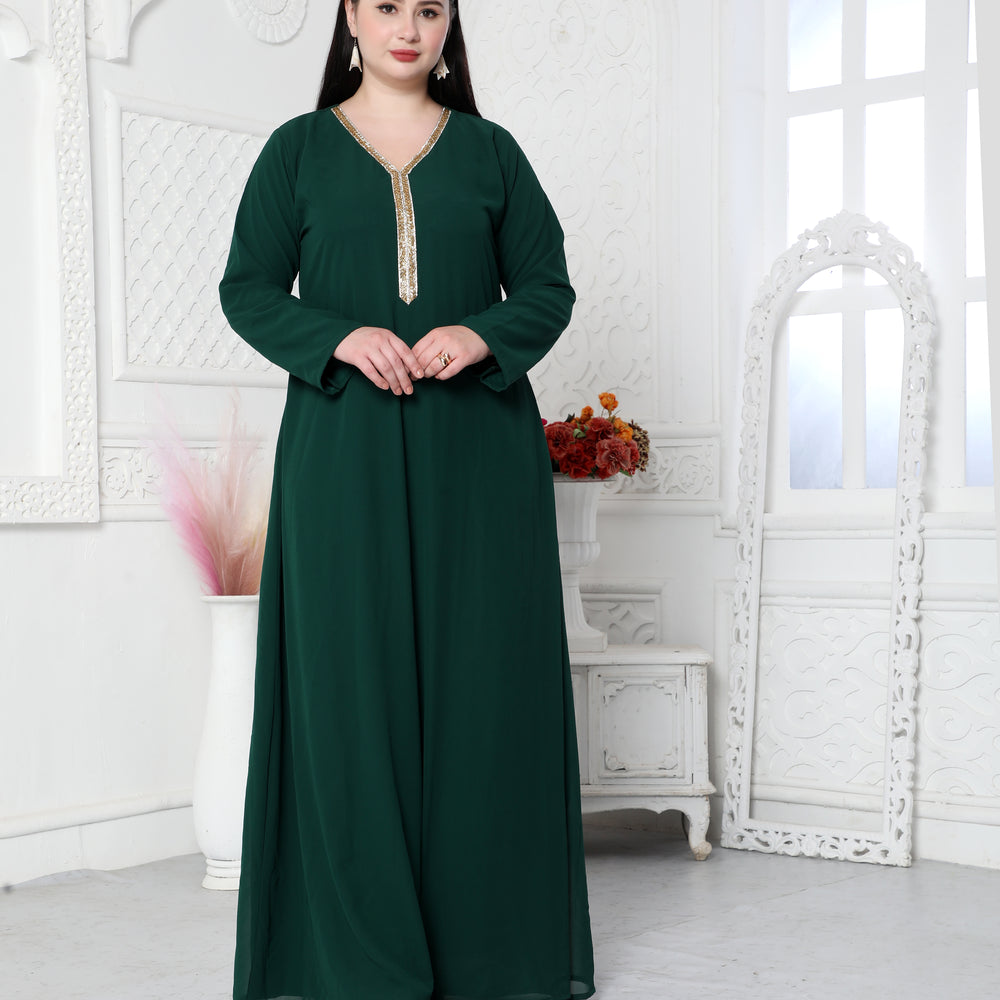 
                  
                    Embroidered Arabic Style Kaftan For Women
                  
                