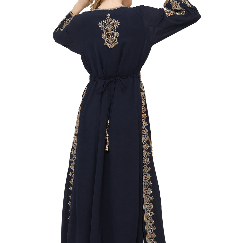 
                  
                    Designer Maghribi Kaftan Evening Tea Party Dress
                  
                