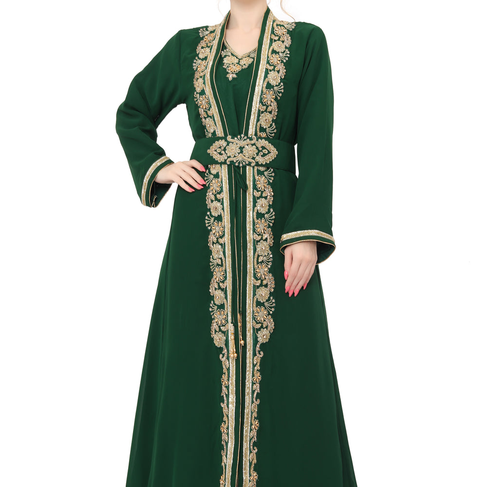 Designer Maghribi Kaftan Evening Tea Party Gown