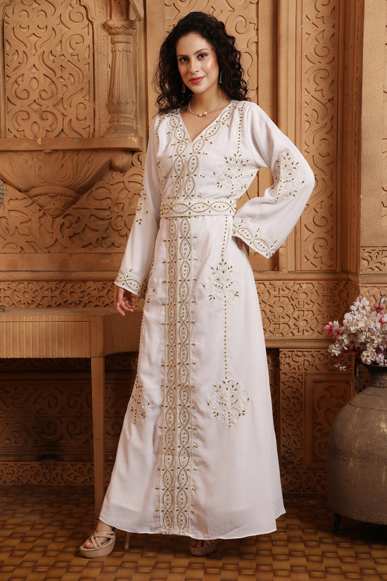 Designer Eid Wear Kaftan with Handwork Gown