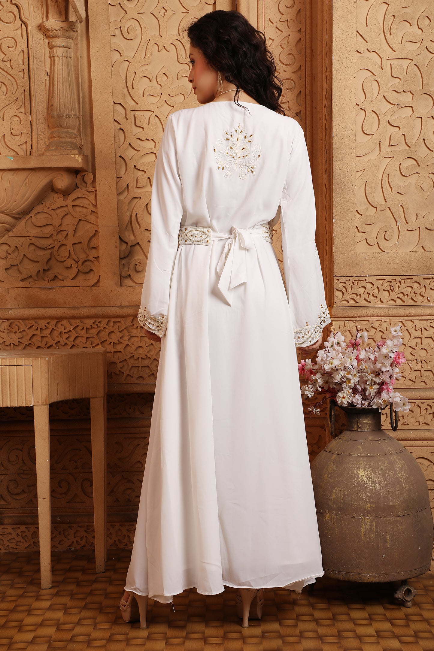 Designer Eid Wear Kaftan with Handwork Gown