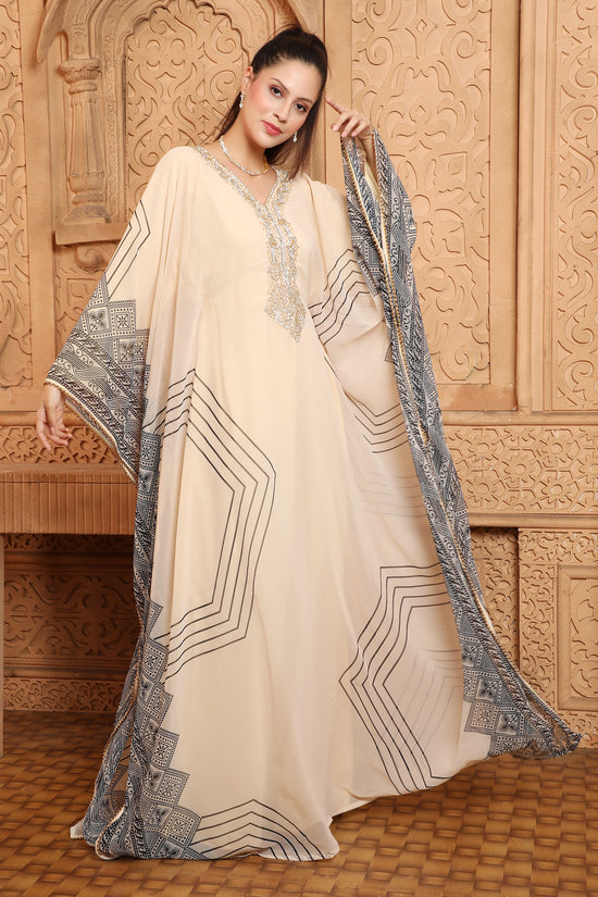 Dubai Kaftan Farasha Caftan Long Kimono Maxi Gown