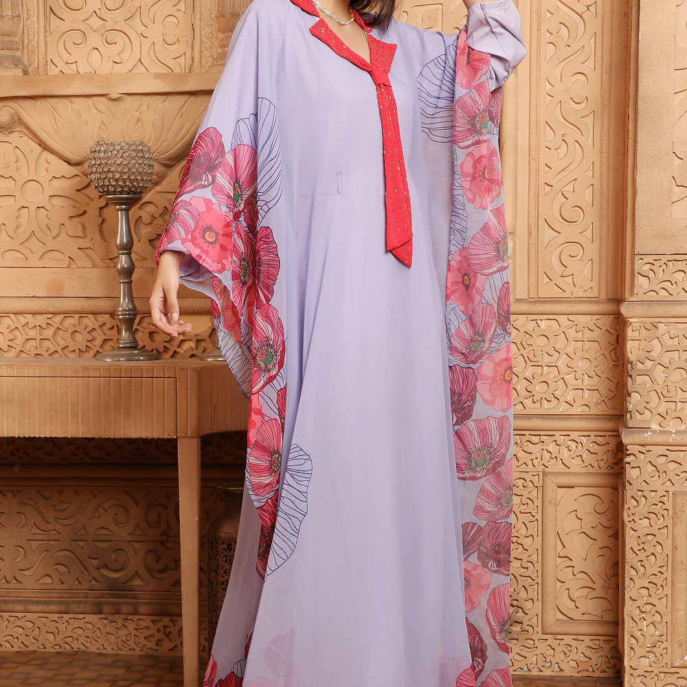 
                  
                    Dubai Kaftan Digital Printed Long Maxi Dress In Maxim Creation
                  
                