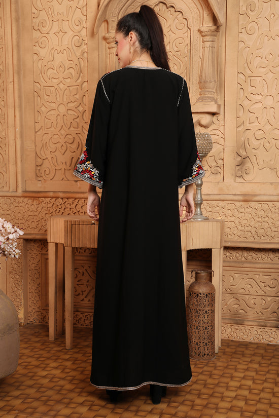 Tassel Kaftan Women Abaya Arabic Dresses Muslim Dubai Caftan