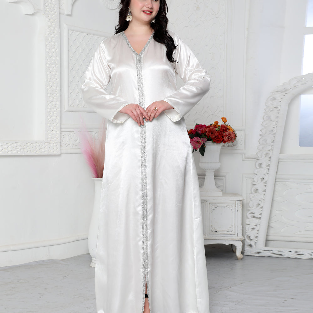 
                  
                    Floral Pattern Embroidery Kaftan With Cut Dana
                  
                