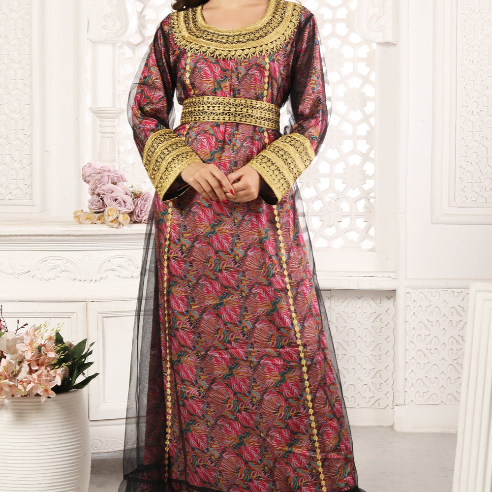 Eid Mubarak Ramadan Abaya Dubai Turkey Kaftan Gown