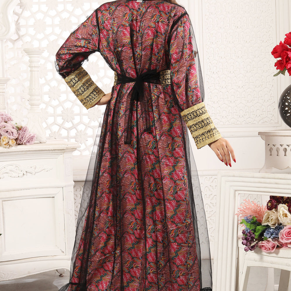 
                  
                    Eid Mubarak Ramadan Abaya Dubai Turkey Kaftan Gown
                  
                