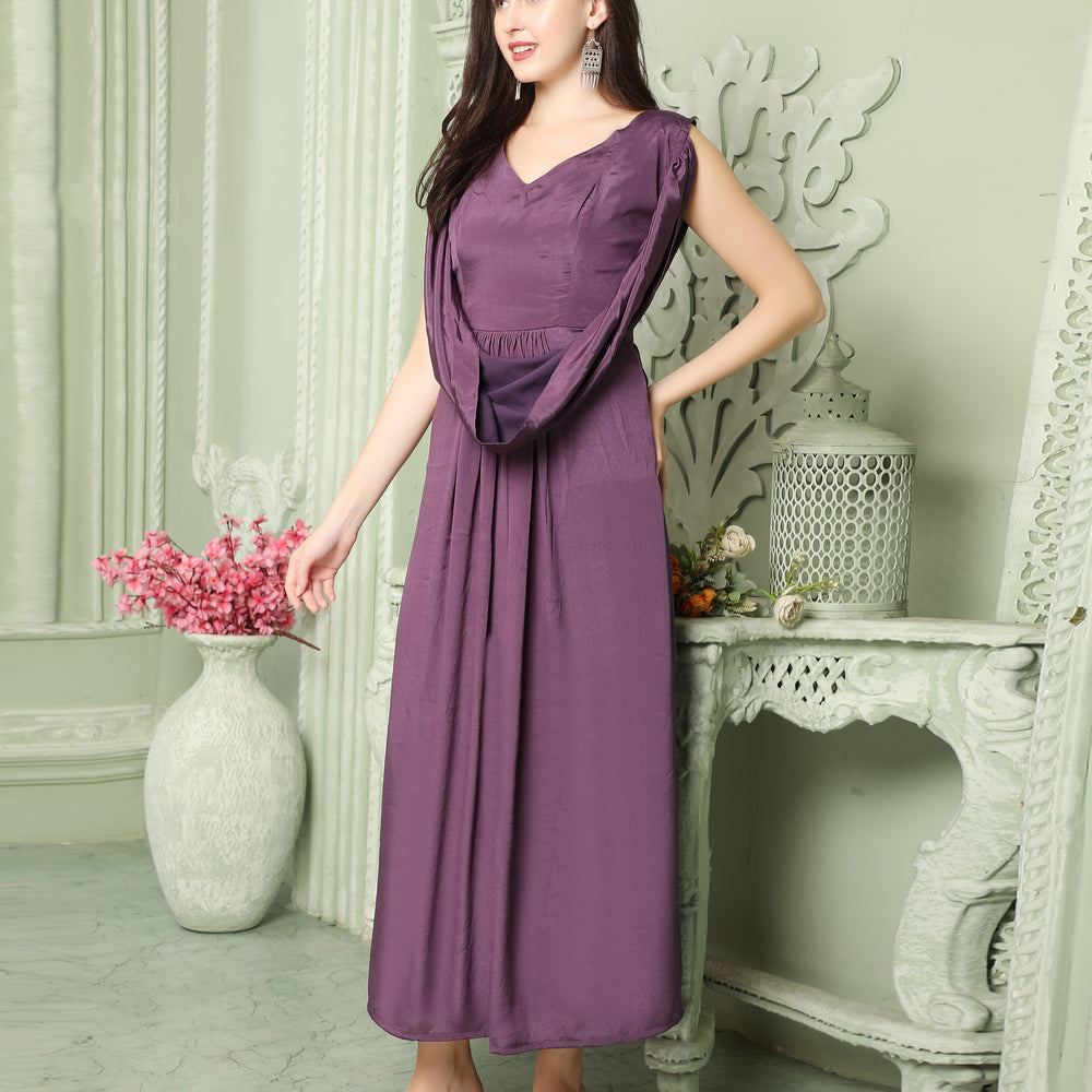 
                  
                    Classic Cowl Neck Partywear Dress
                  
                