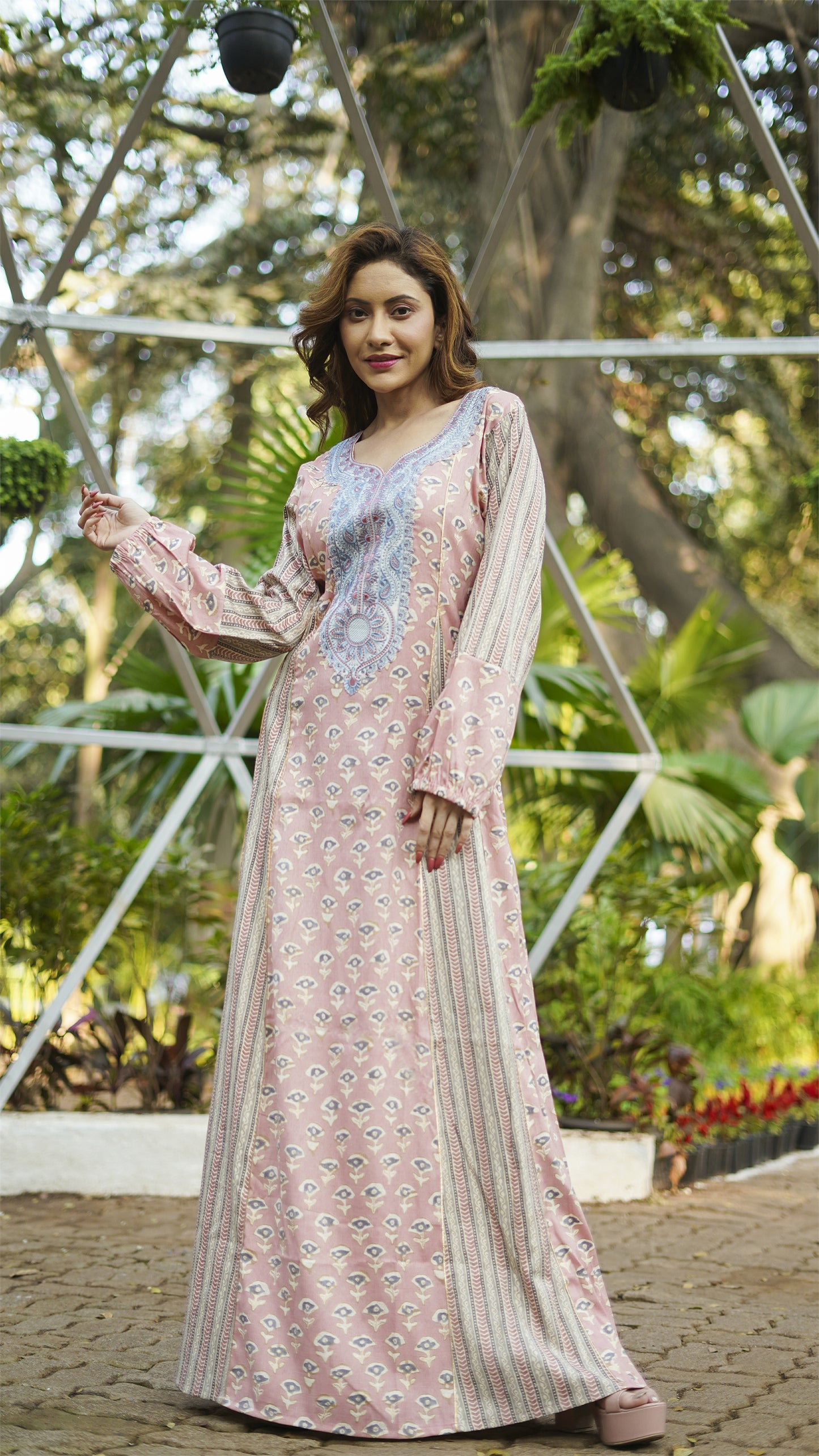 Abaya Kaftan Jalabiya Maxi Gown