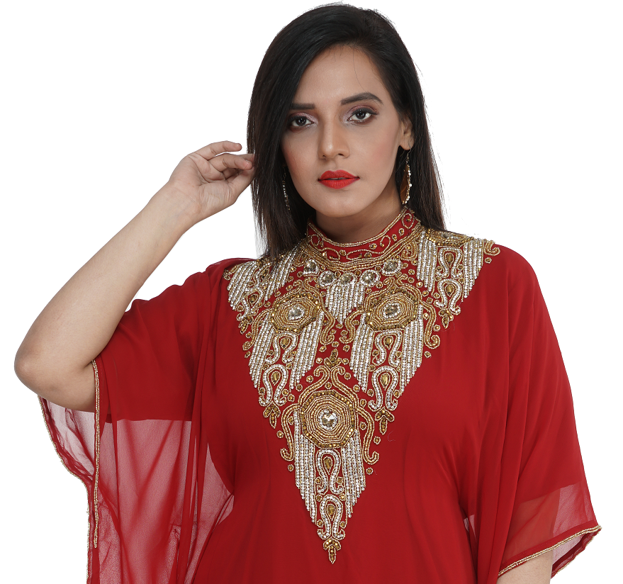 Farasha Gown Beach Kaftan Dress - Maxim Creation