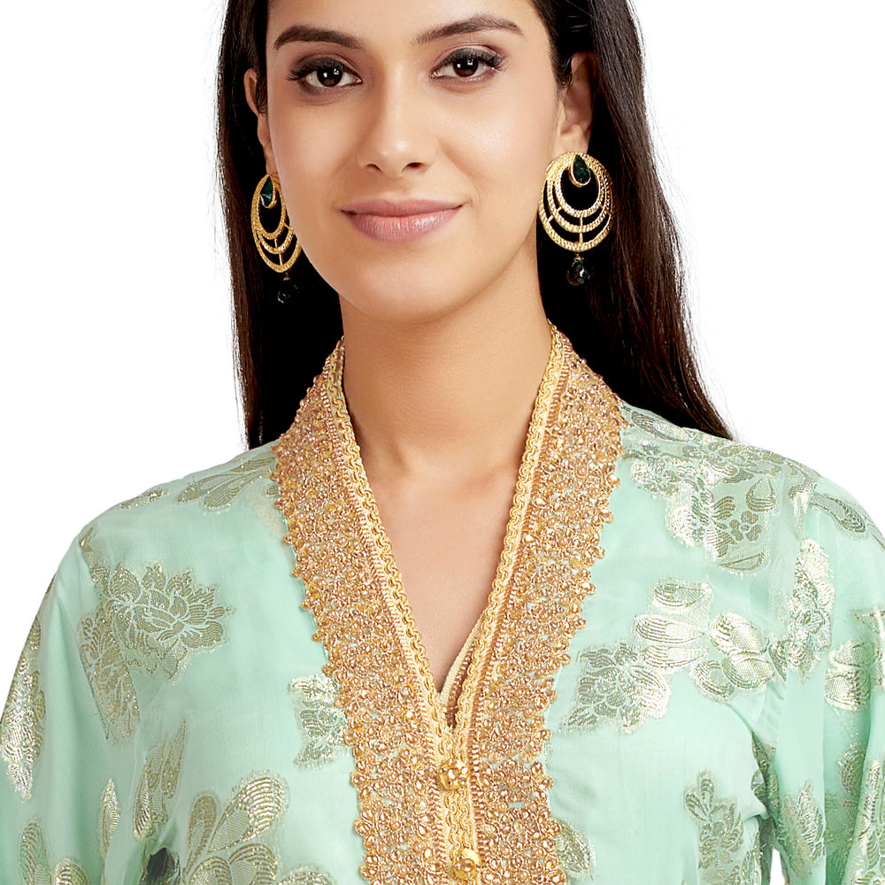 
                  
                    Designer Khaleeji Thobe Wedding Gown Mother Daughter Combo set - Maxim Creation
                  
                