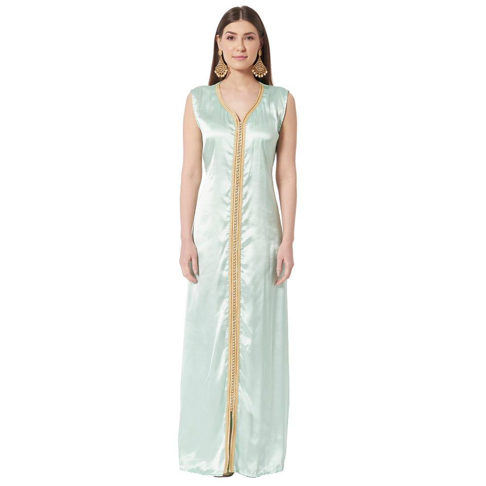 
                  
                    Designer Jellebiya Arabian Party Dress Khaleeji Thobe in Brasso Fabric - Maxim Creation
                  
                