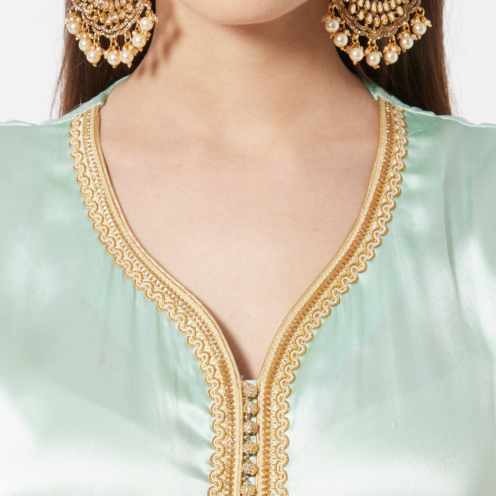 
                  
                    Designer Jellebiya Arabian Party Dress Khaleeji Thobe in Brasso Fabric - Maxim Creation
                  
                