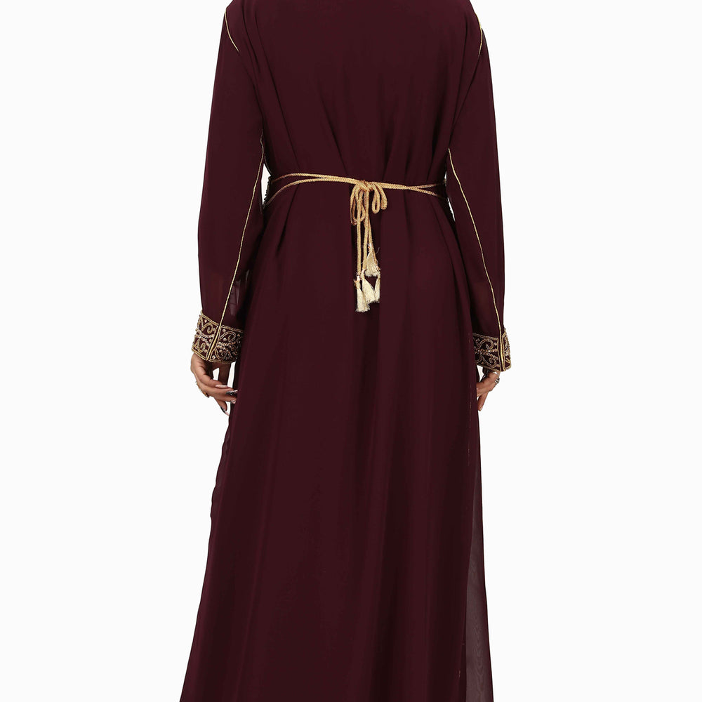 
                  
                    Traditional Dress Hand Embroidered Kaftan Gown - Maxim Creation
                  
                