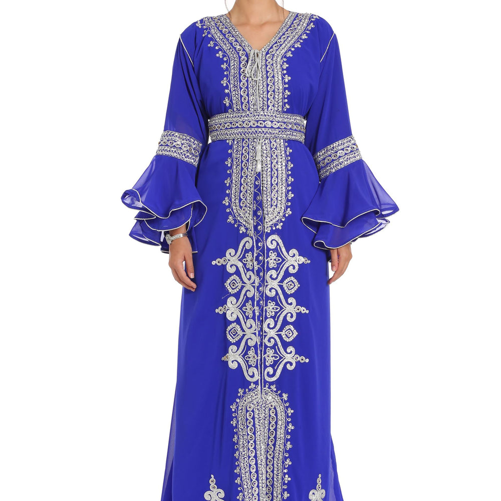
                  
                    Hand Embroidery Wedding Gown Modest Wear Party Dress - Maxim Creation
                  
                