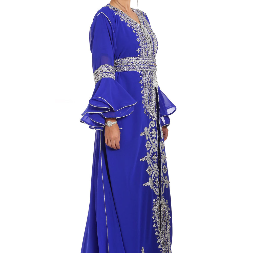 
                  
                    Hand Embroidery Wedding Gown Modest Wear Party Dress - Maxim Creation
                  
                