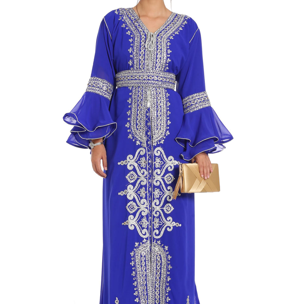 
                  
                    Hand Embroidery Wedding Gown Modest Wear Party Dress - Maxim Creation
                  
                