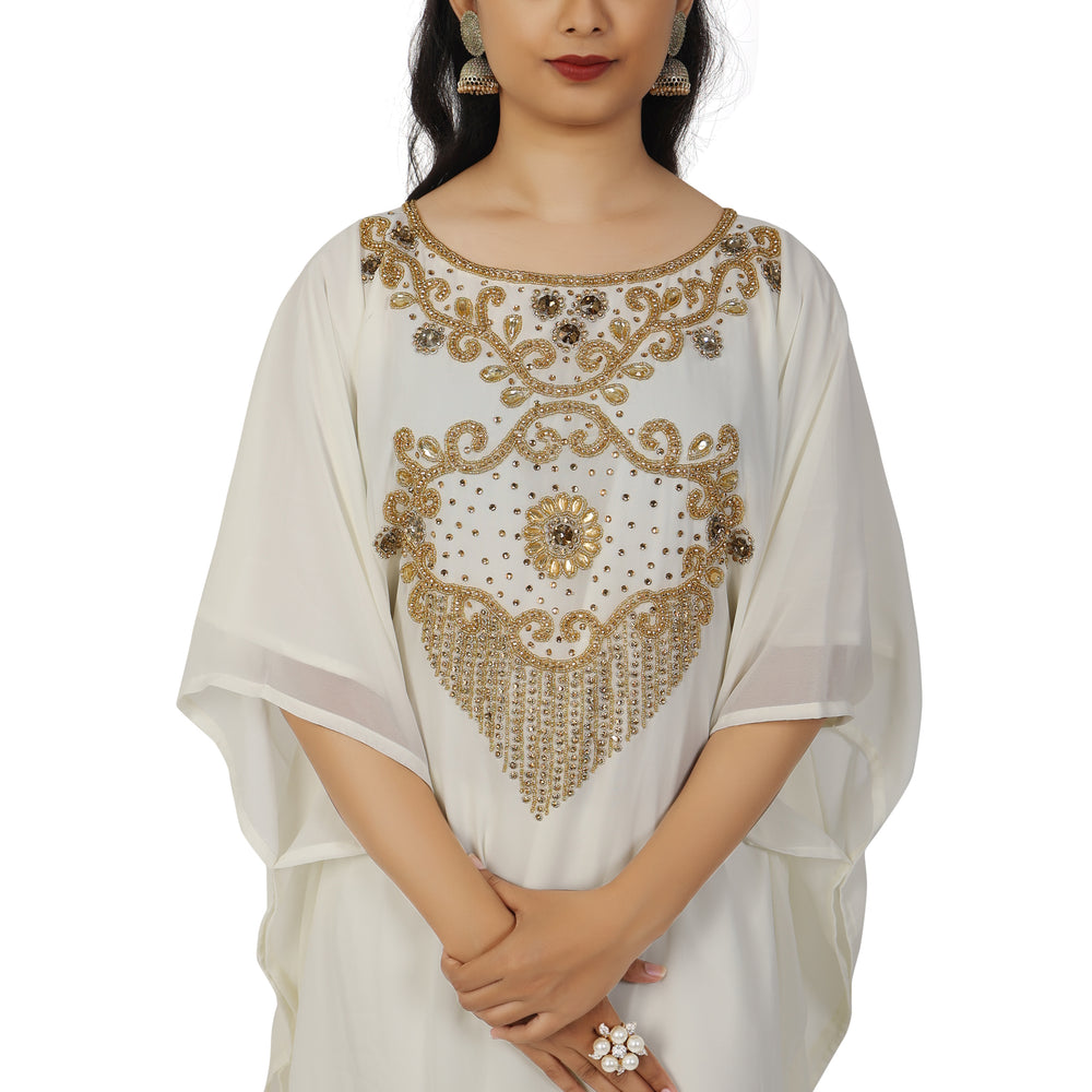 
                  
                    Designer Arabic Farasha Traditional Thobe Thawb - Maxim Creation
                  
                