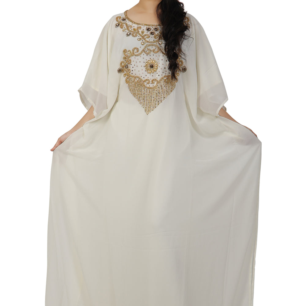 
                  
                    Designer Arabic Farasha Traditional Thobe Thawb - Maxim Creation
                  
                