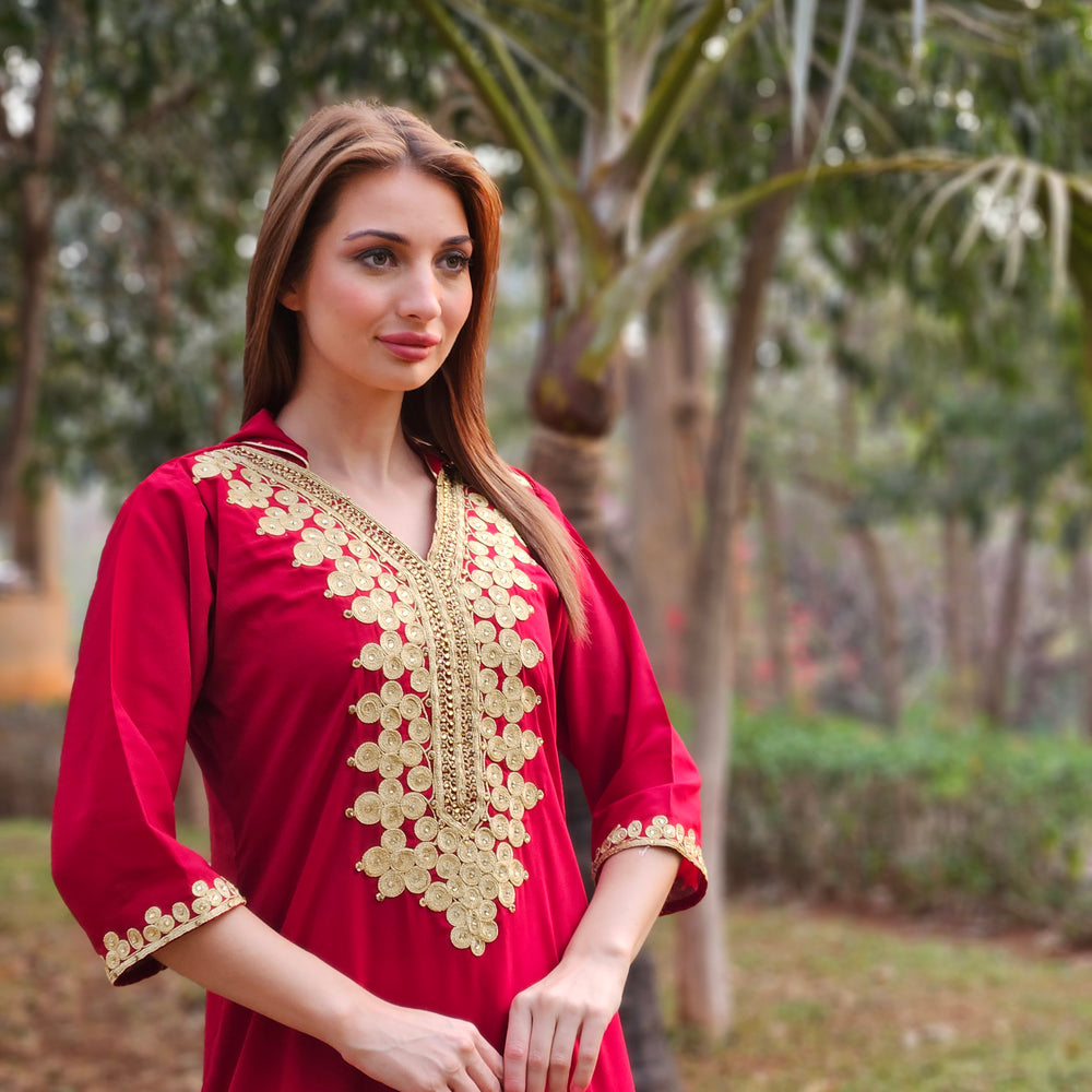 Designer Abaya Caftan Haute Maxi Gown