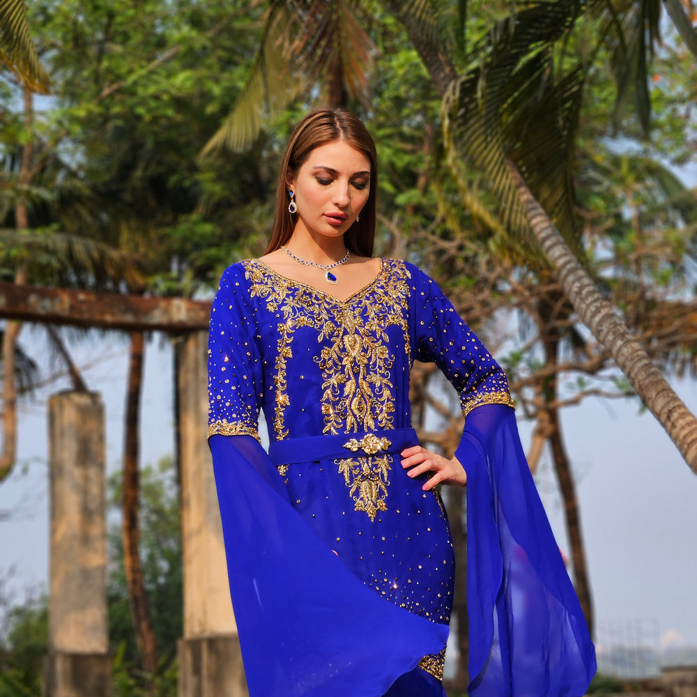 
                  
                    Designer Algerian Caftan Mermaid Wedding Gown
                  
                