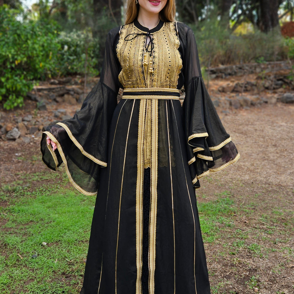 
                  
                    Designer Abaya Caftan Haute Maxi Dress
                  
                