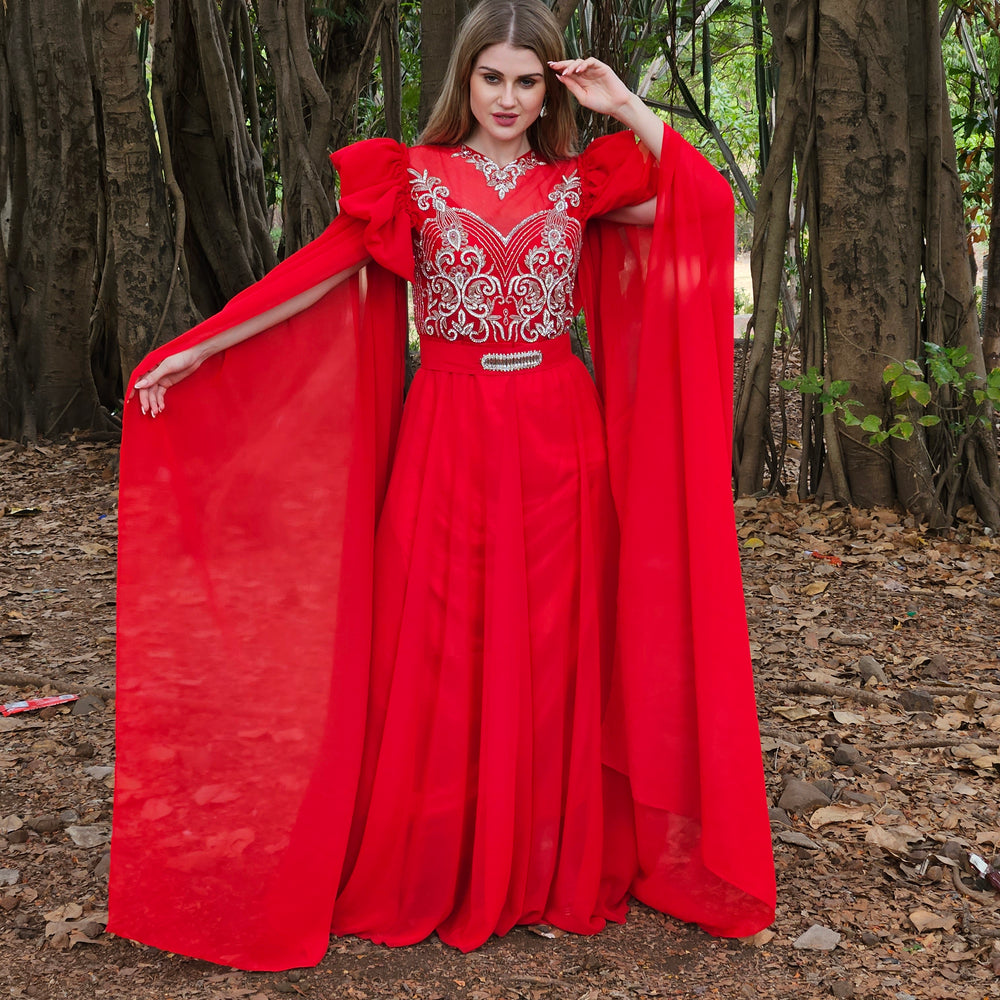 
                  
                    Designer Takchita Caftan Arabian Ethnic Wear Gown
                  
                