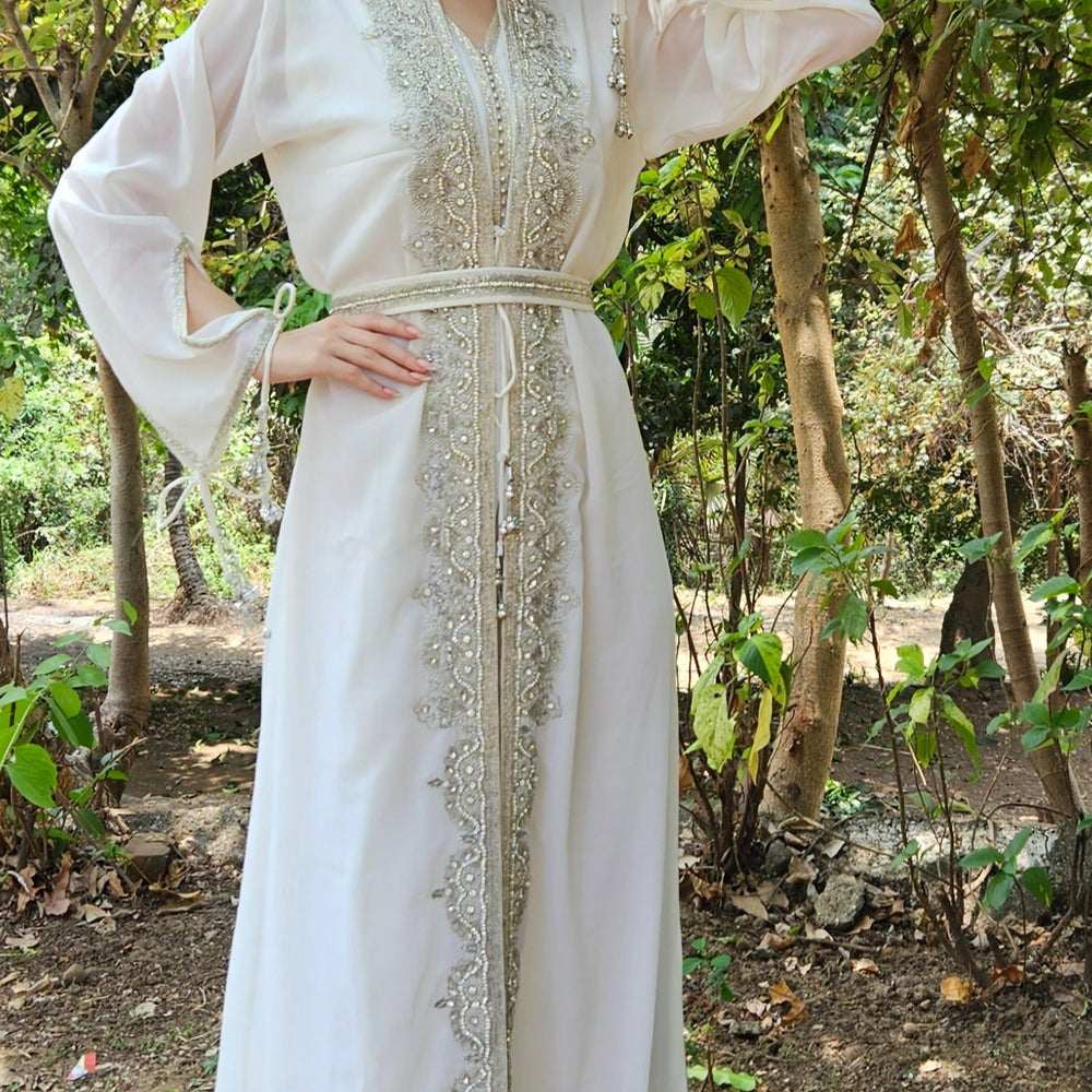 Maghribi Kaftan Evening Tea Party Gown