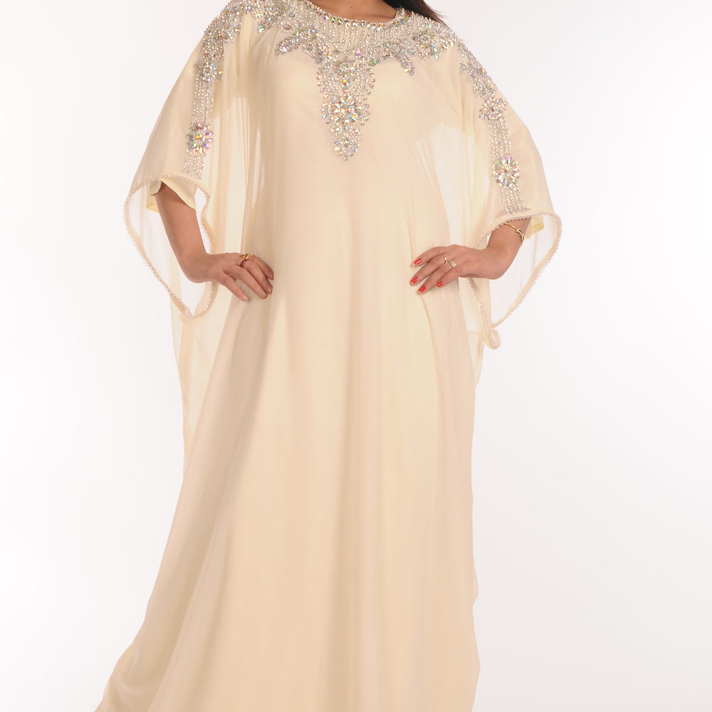
                  
                    Designer Djellaba Maxi Teaparty Dress - Maxim Creation
                  
                