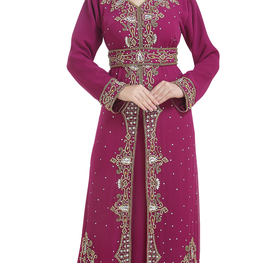 
                  
                    Embroidered Jallabiya Henna Party Dress - Maxim Creation
                  
                