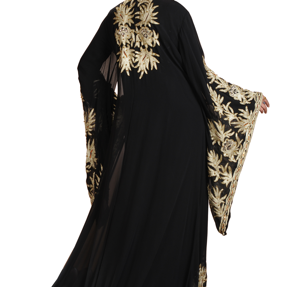 
                  
                    Jalabiya Machine Embroidered Caftan - Maxim Creation
                  
                