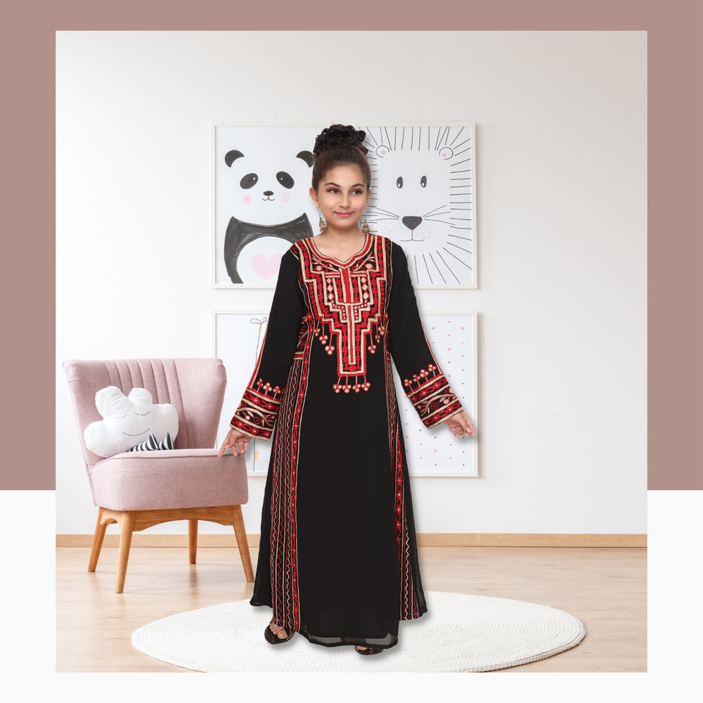 
                  
                    Farasha Maxi Long Sleeve Kaftan - Maxim Creation
                  
                