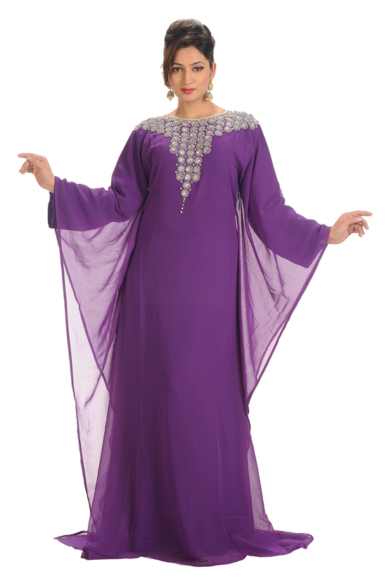 Djellaba Maxi Teaparty Dress - Maxim Creation