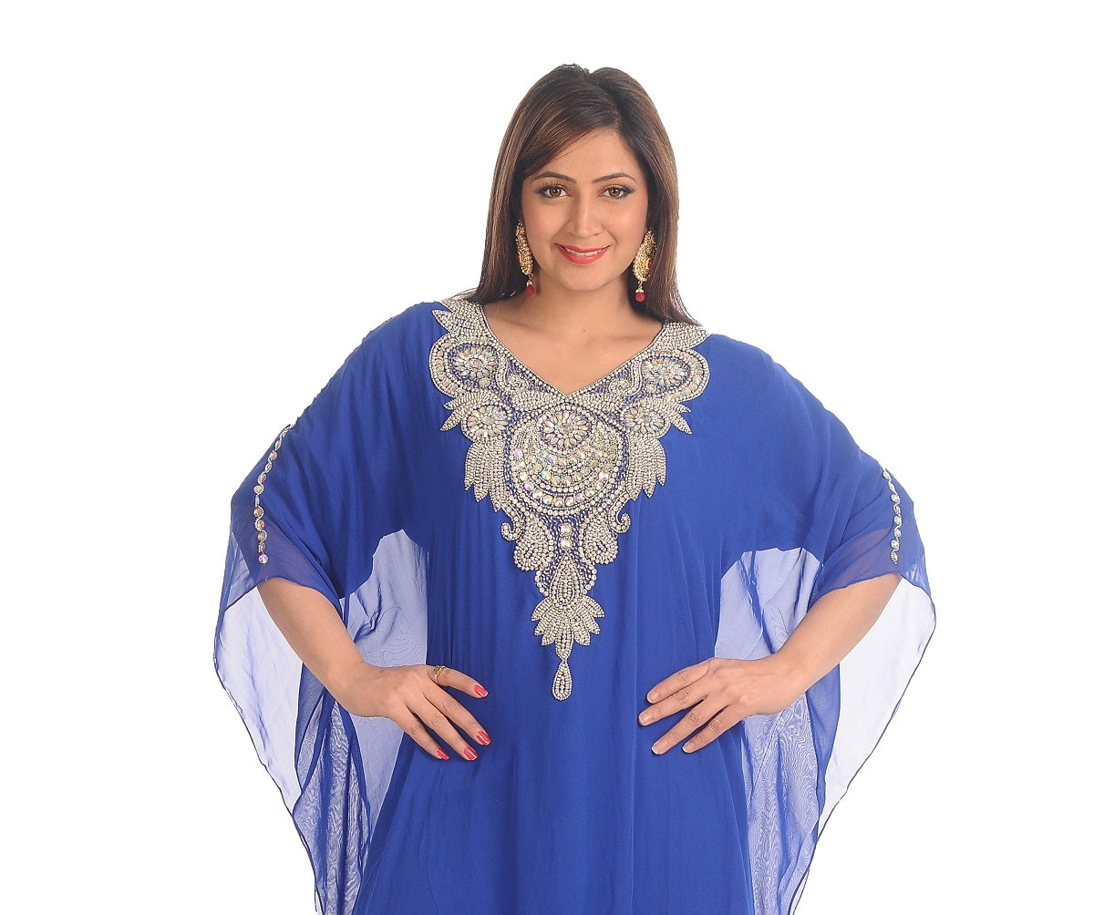 Designer Kaftan Party Wear Mexican Poncho - Maxim Creation