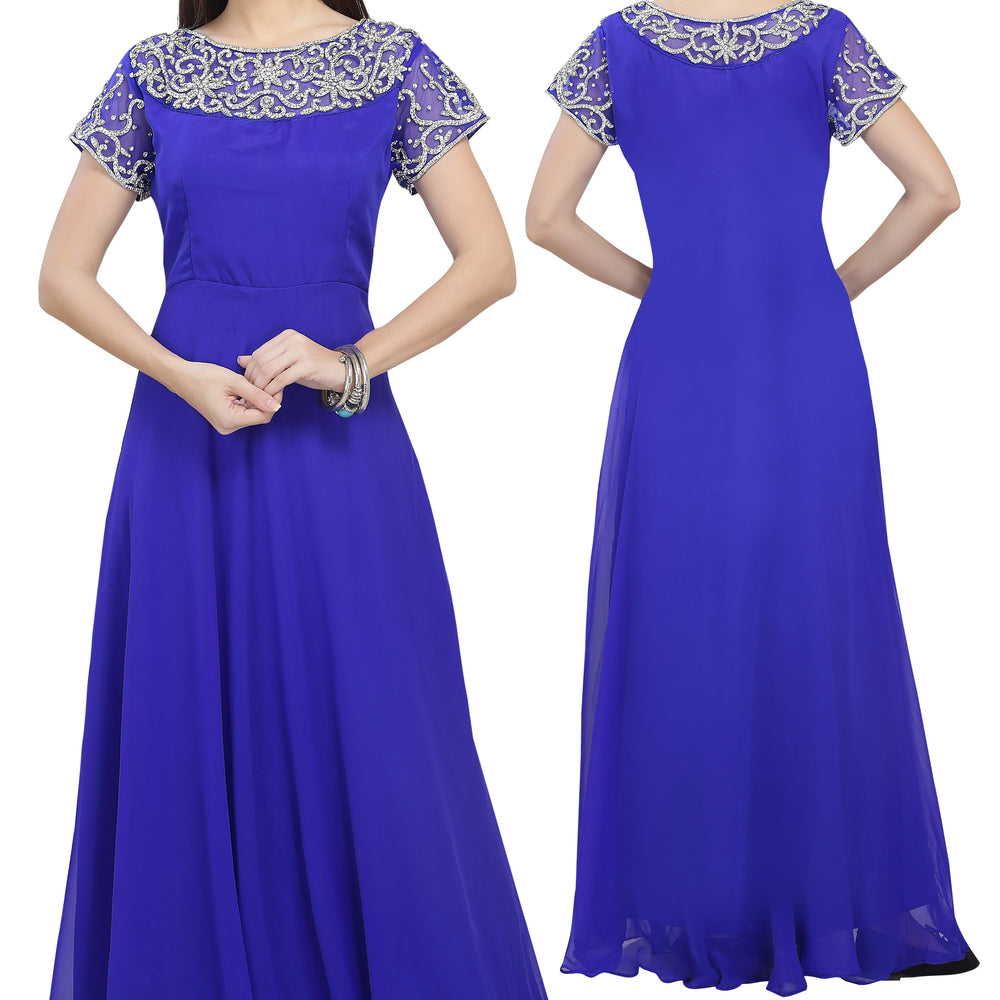
                  
                    Evening Tea Party Maxi Dress - Maxim Creation
                  
                