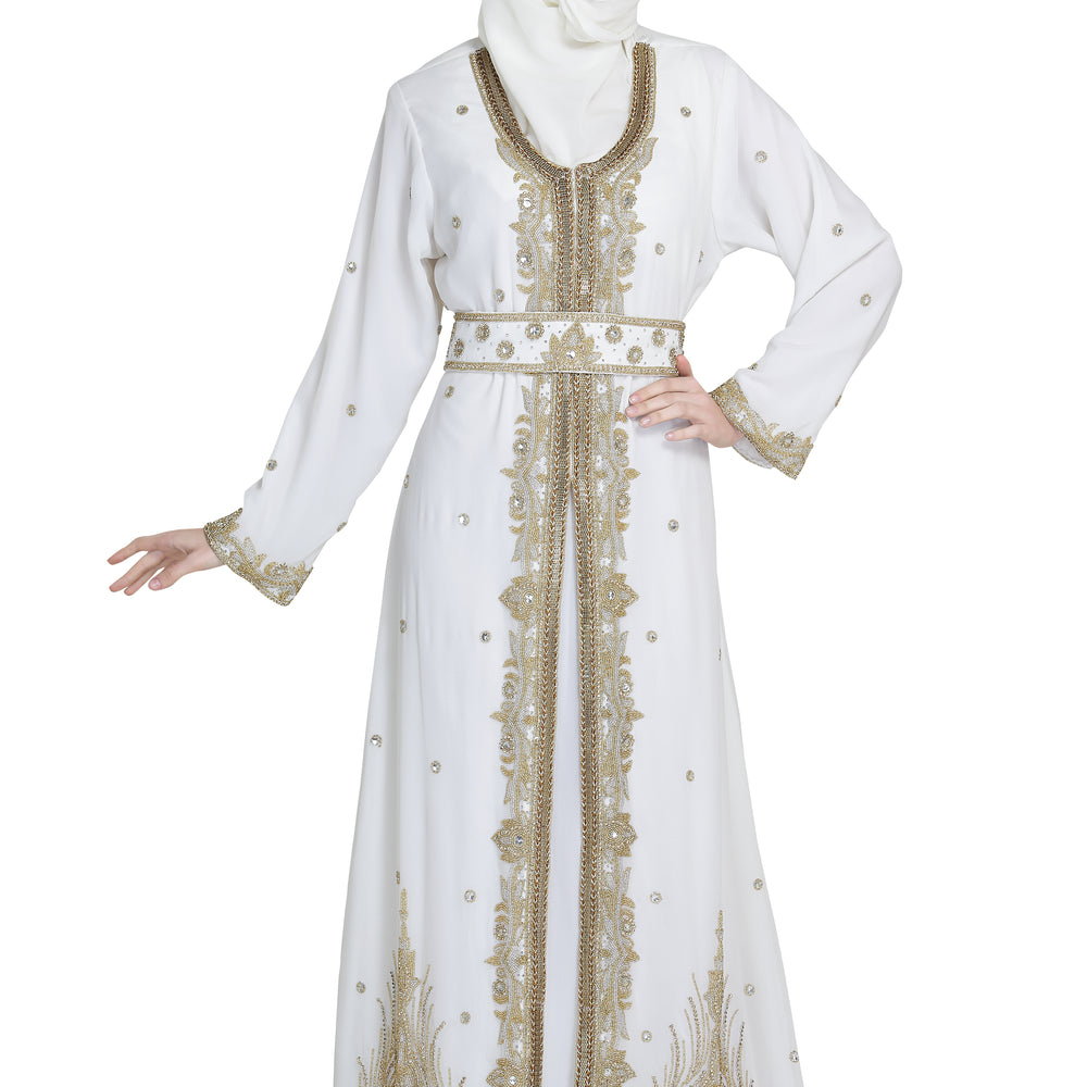 
                  
                    Traditional Algerian Kaftan Abaya 5364 - Maxim Creation
                  
                