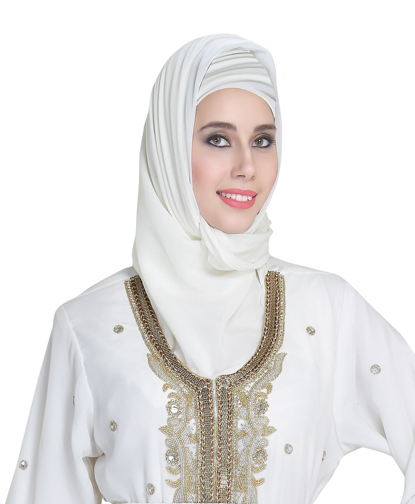 Traditional Algerian Kaftan Abaya 5364 - Maxim Creation