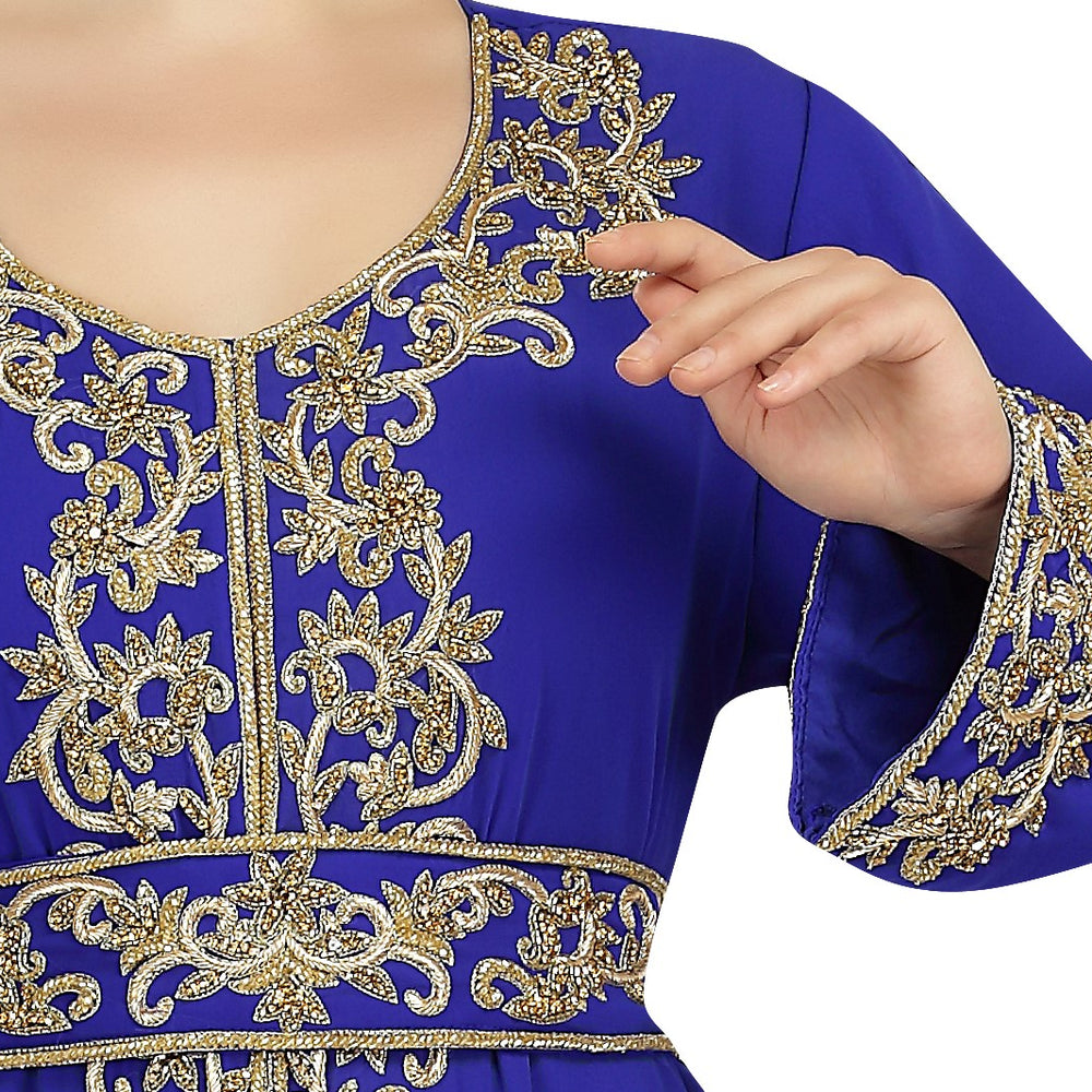 
                  
                    Djellaba Maxi With Zardosi Hand Work - Maxim Creation
                  
                