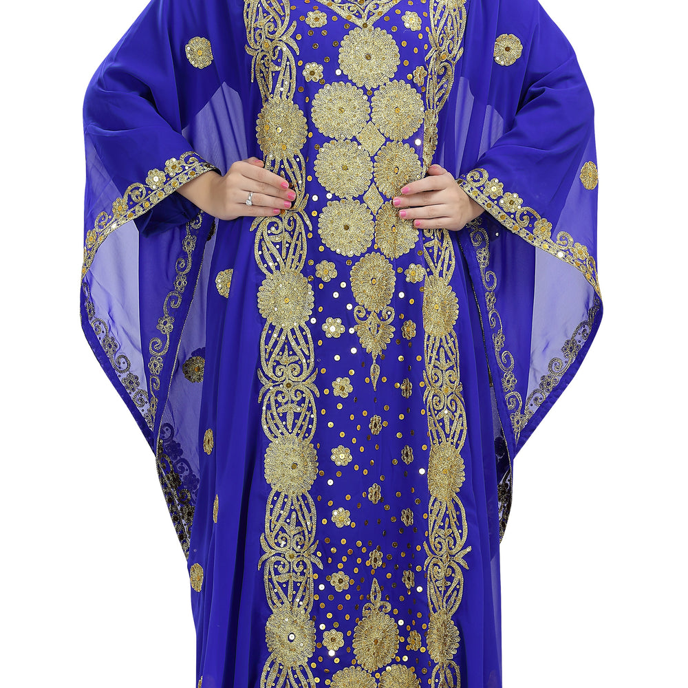 
                  
                    Arabian Maxi With Machine Aari Embroidery - Maxim Creation
                  
                