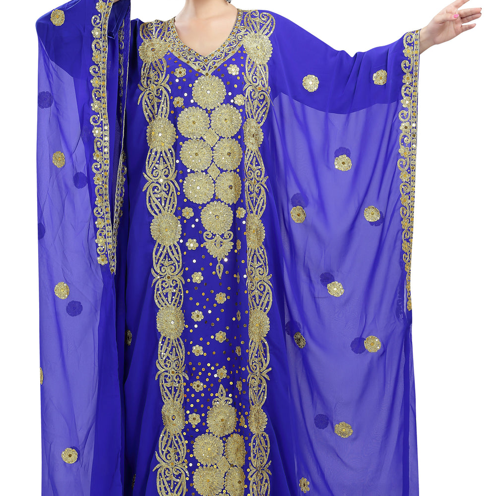
                  
                    Arabian Maxi With Machine Aari Embroidery - Maxim Creation
                  
                