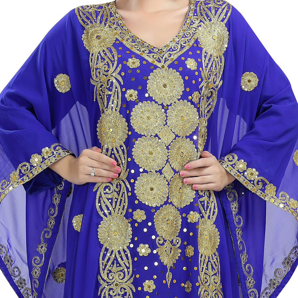 
                  
                    Arabian Maxi With Machine Aari Embroidery - Maxim Creation
                  
                