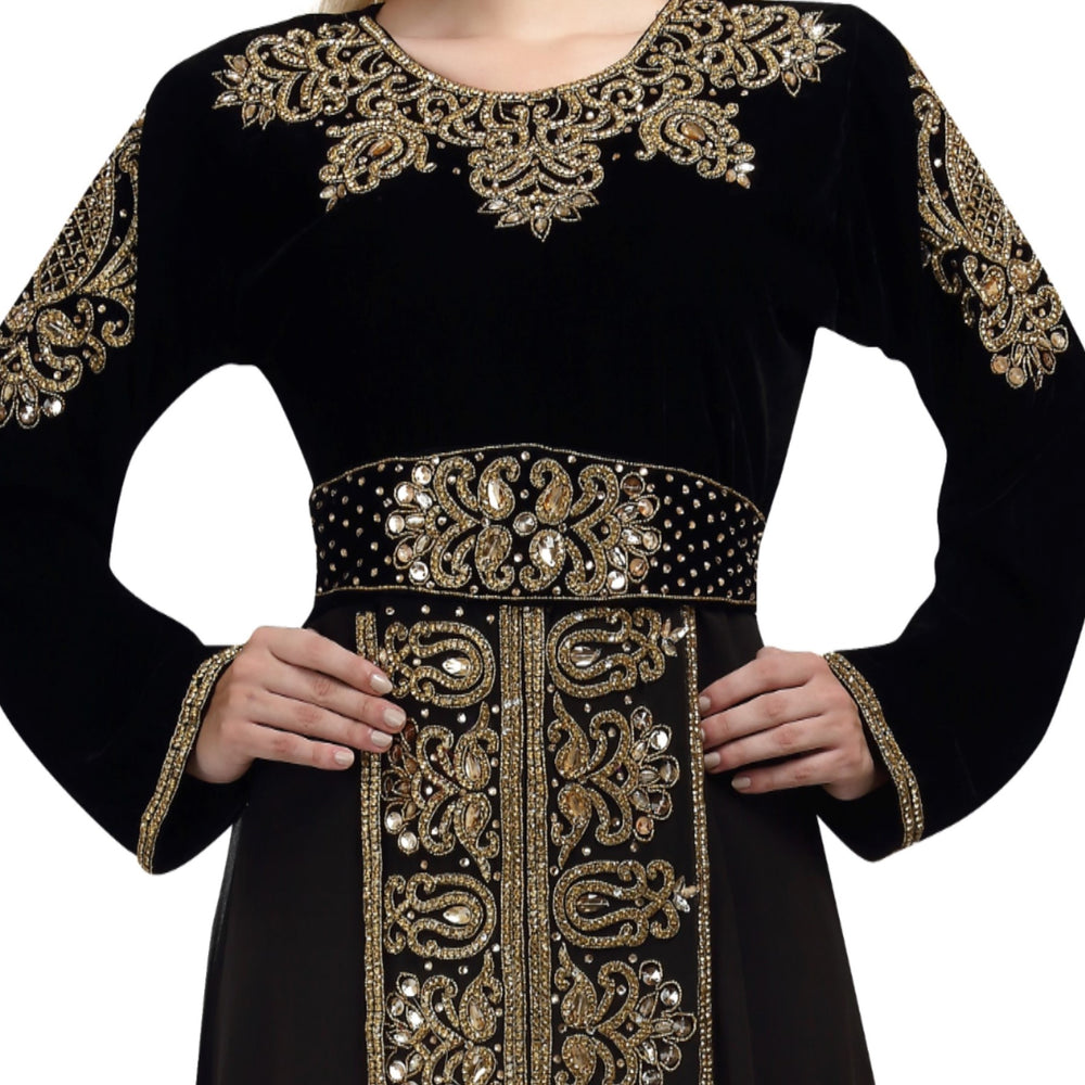 
                  
                    Designer Abaya Evening Party Dress - Maxim Creation
                  
                