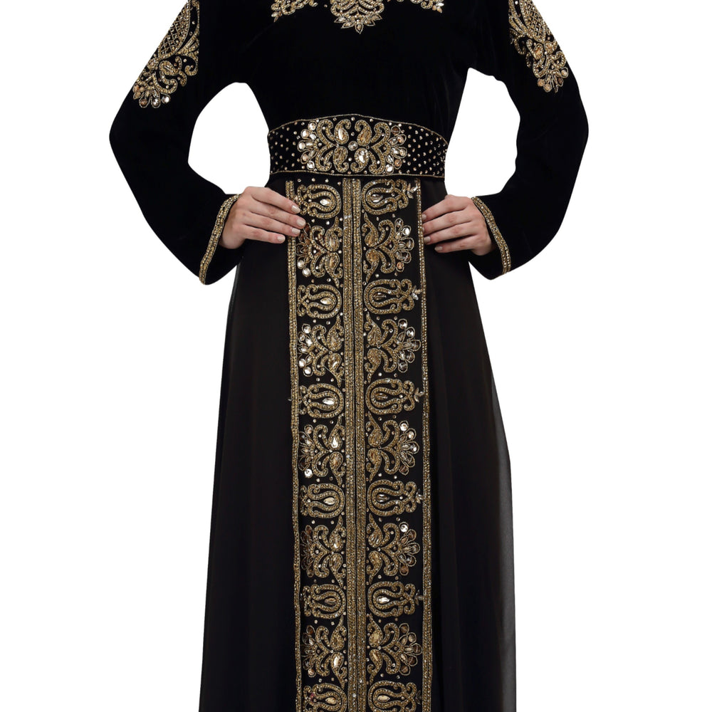 
                  
                    Designer Abaya Evening Party Dress - Maxim Creation
                  
                