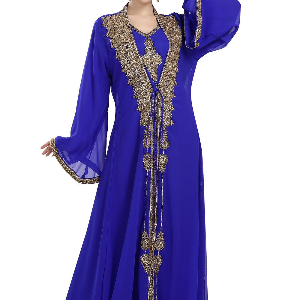 
                  
                    TUNISIAN WEDDING GOWN PARTY WEAR ROBE 5809 - Maxim Creation
                  
                