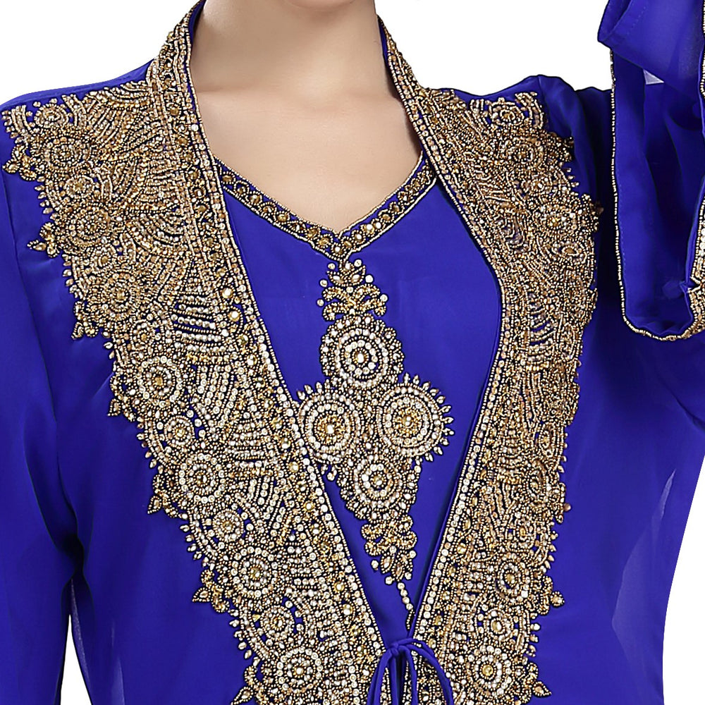 
                  
                    TUNISIAN WEDDING GOWN PARTY WEAR ROBE 5809 - Maxim Creation
                  
                