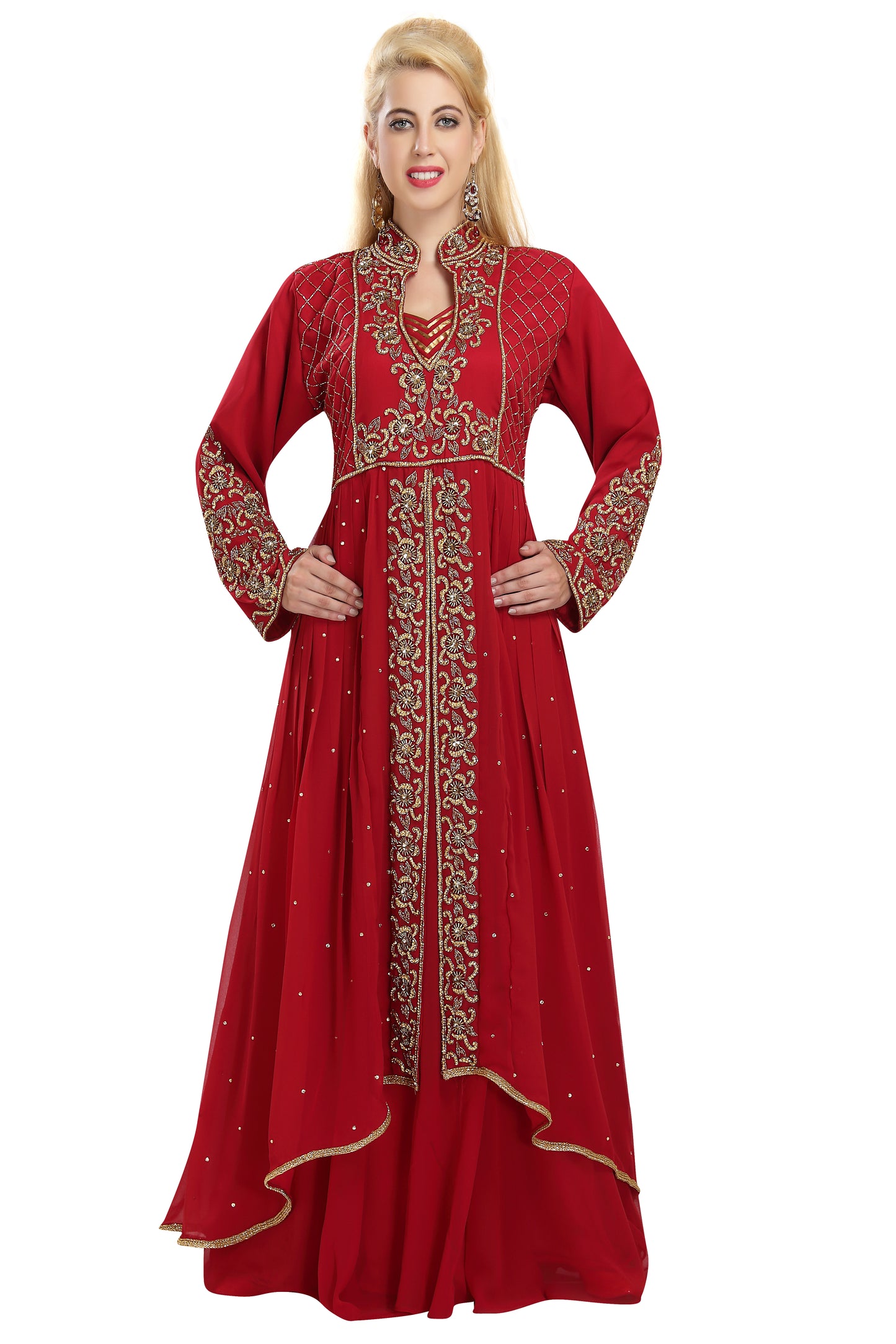 Designer Abaya With French Soiree Robe - Maxim Creation