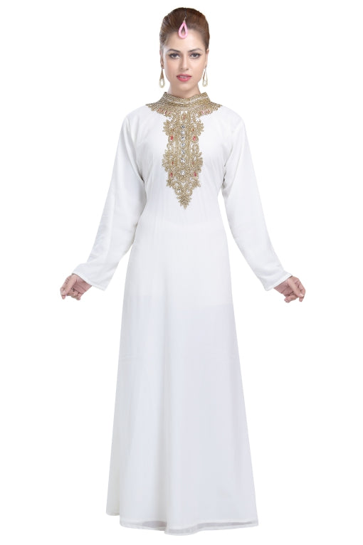 
                  
                    Embroidered Sleepwear Maxi Dress - Maxim Creation
                  
                