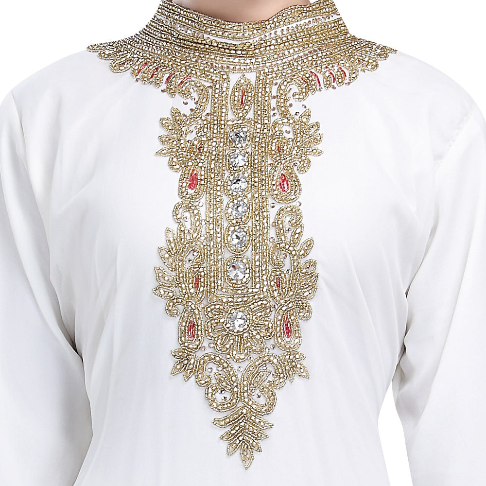
                  
                    Embroidered Sleepwear Maxi Dress - Maxim Creation
                  
                