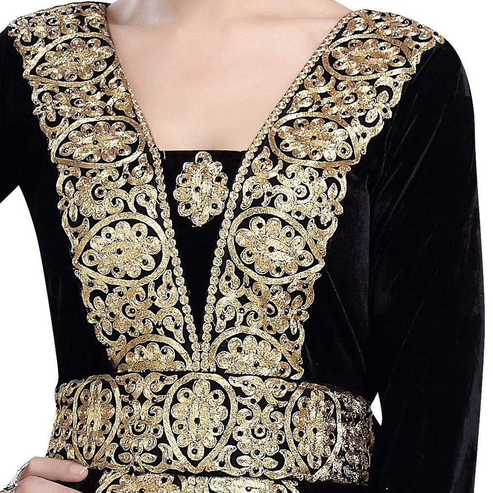 
                  
                    Arabian Gown with Lace Work - Maxim Creation
                  
                